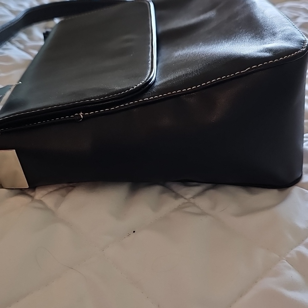 Charter Club Leather Crossbody Purse - Picture 6 of 11